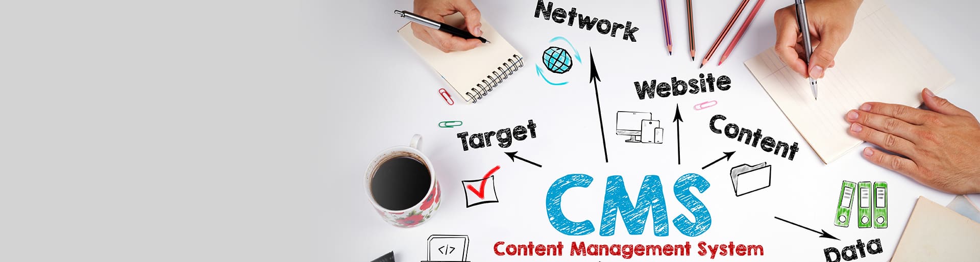 CDN and CMS support services banner