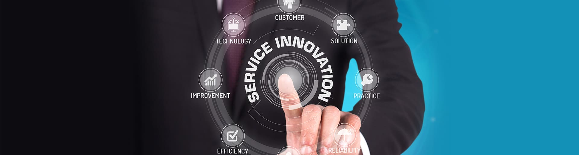 Service management banner